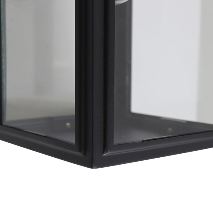 Modern outdoor light black, Sidney, IP44