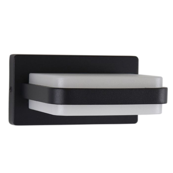Modern outdoor light black, Sita, 12W, 3000K LED, IP44