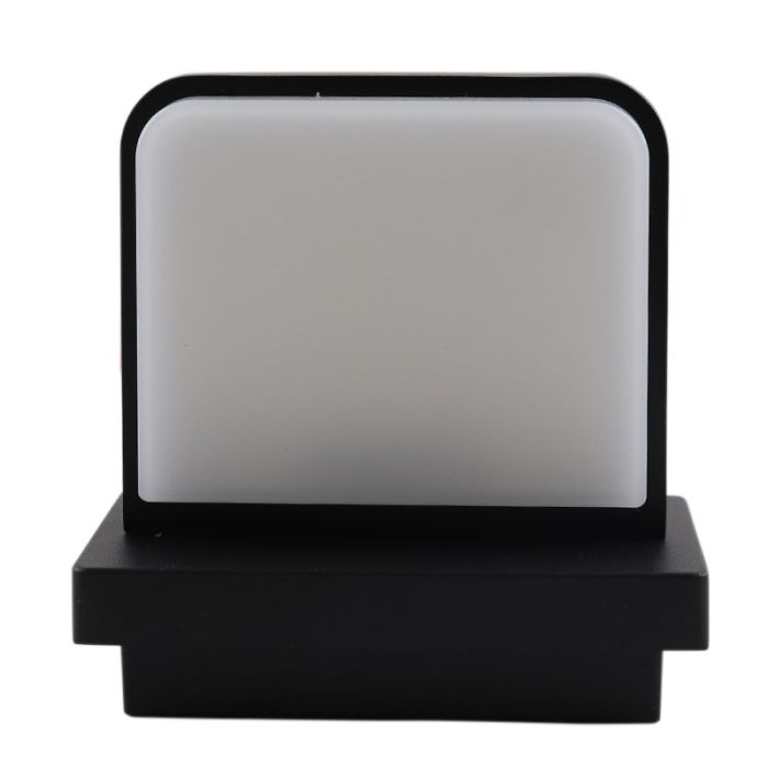 Modern outdoor light black, Sita, 12W, 3000K LED, IP44