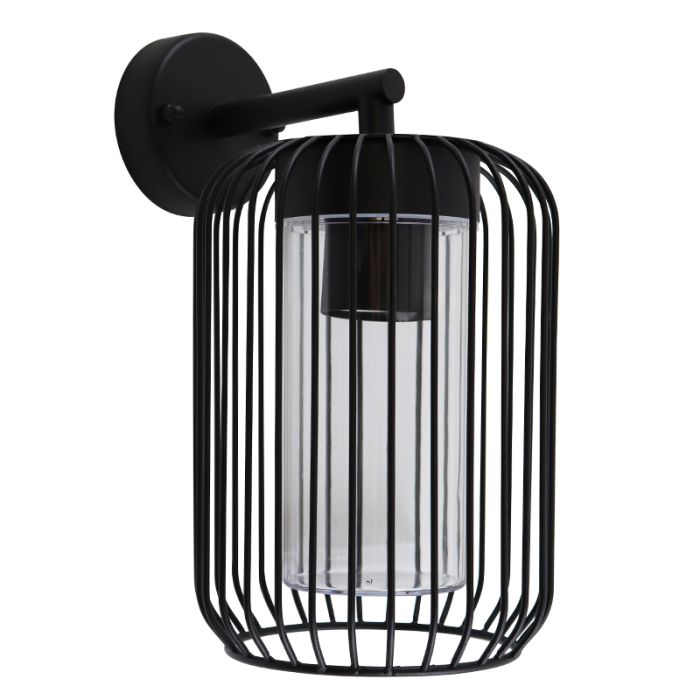 Modern outdoor light black, Enya, IP44