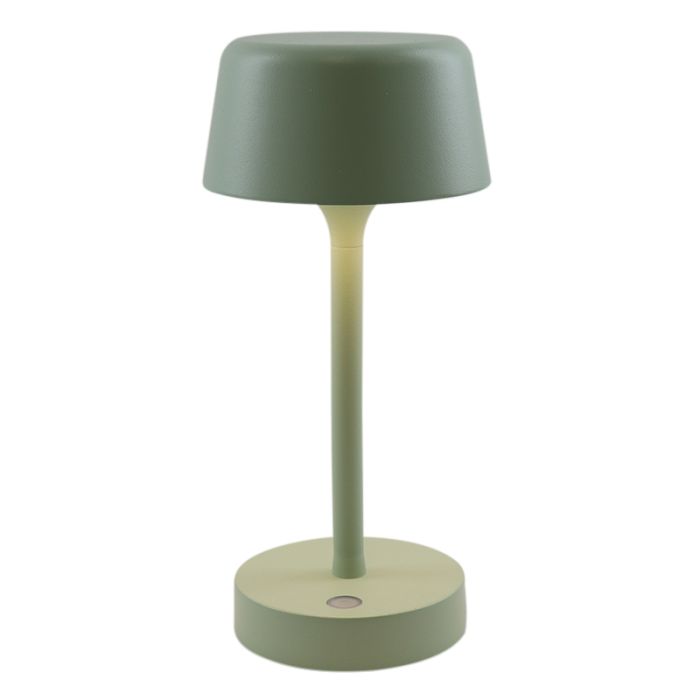 Modern outdoor table lamp green, Emily, 3W, 3000K LED, IP44, 3-step dimmable