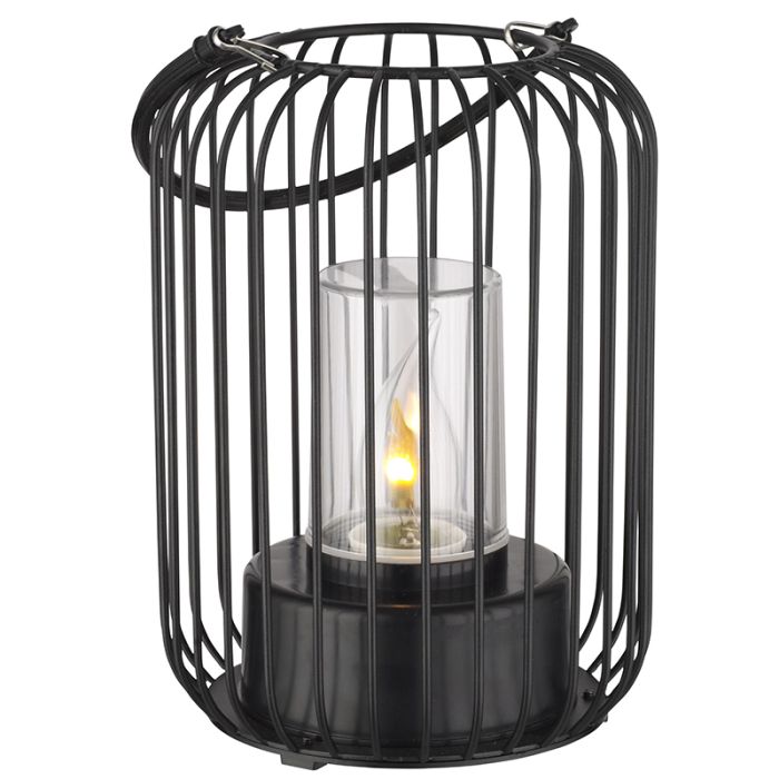 Modern outdoor table lamp black, Enya, IP44