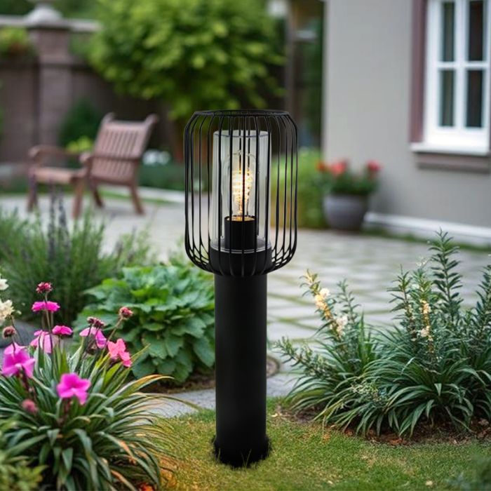Modern outdoor light black, Enya, IP44