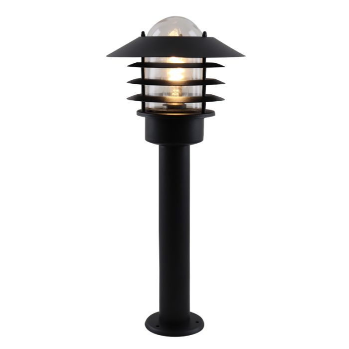 Stainless Steel outdoor light black, Felice, IP44