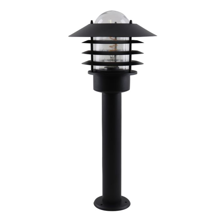 Stainless Steel outdoor light black, Felice, IP44
