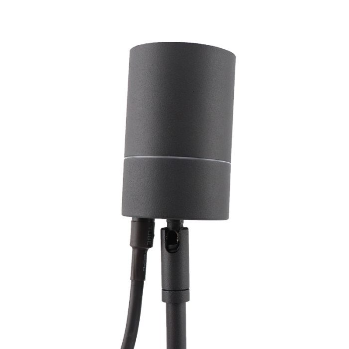 Modern garden spike light black, pedro, IP44