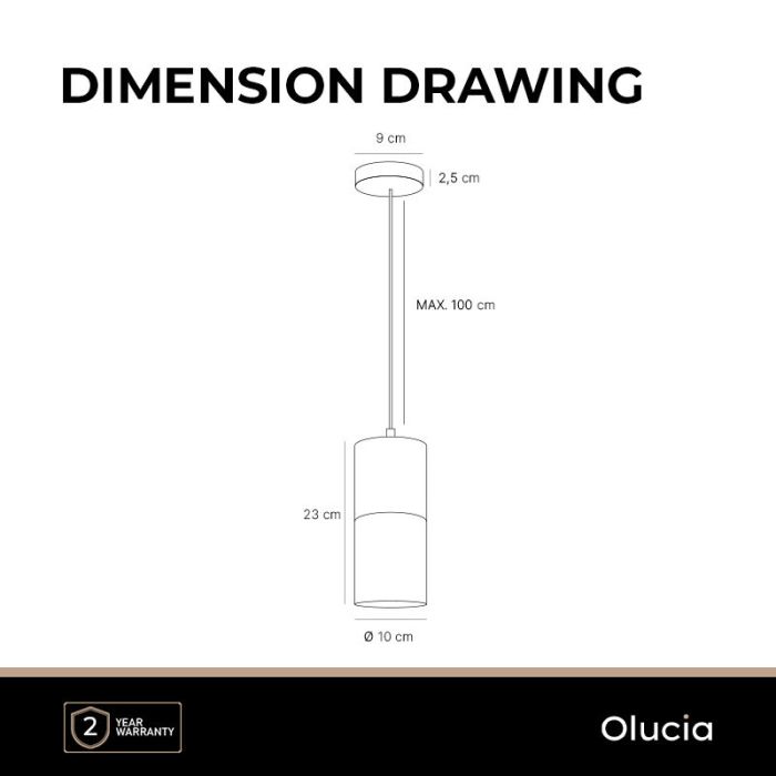 Modern pendant light black, Huy