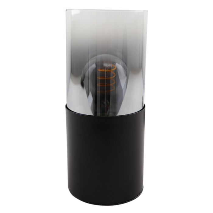 Modern table lamp black, Huy, with switch