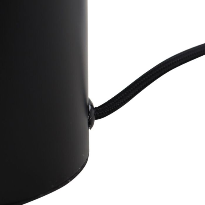 Modern table lamp black, Huy, with switch
