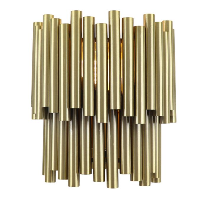 Modern wall light brass, Joelle, with switch