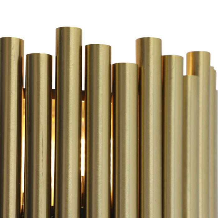 Modern wall light brass, Joelle, with switch