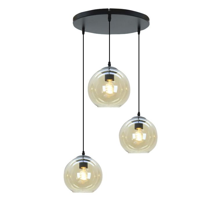Design pendant light amber, Giada