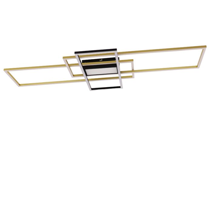 Modern ceiling light brass, Alessandro