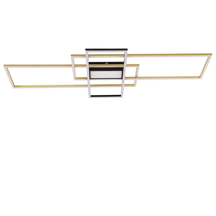 Modern ceiling light brass, Alessandro