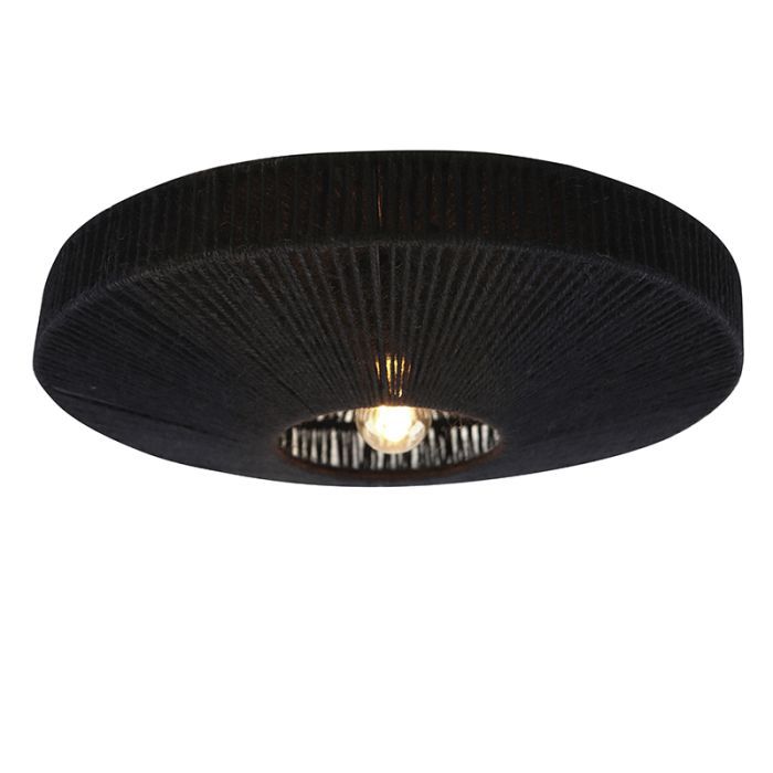 Rustic ceiling light black, Sanny
