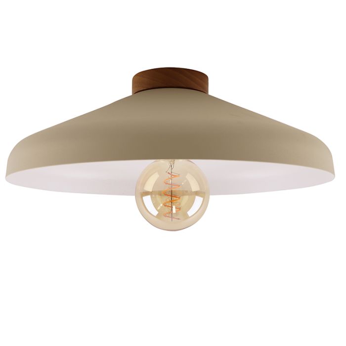 Rustic ceiling light beige, Freddie