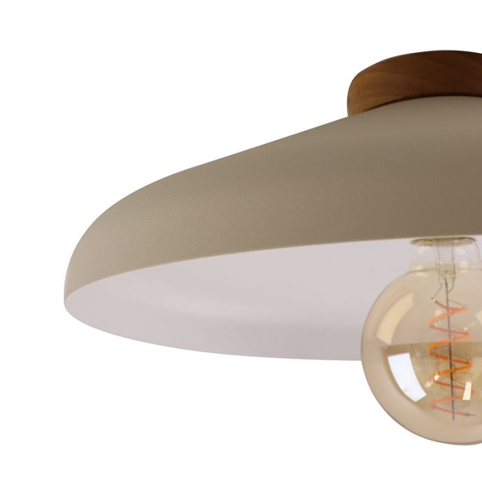 Rustic ceiling light beige, Freddie