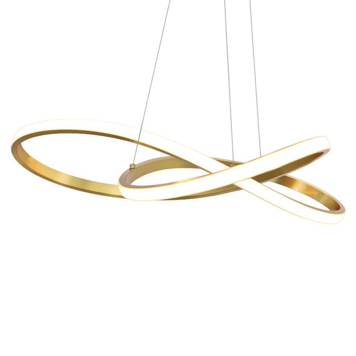 Design pendant light brass, Tanya
