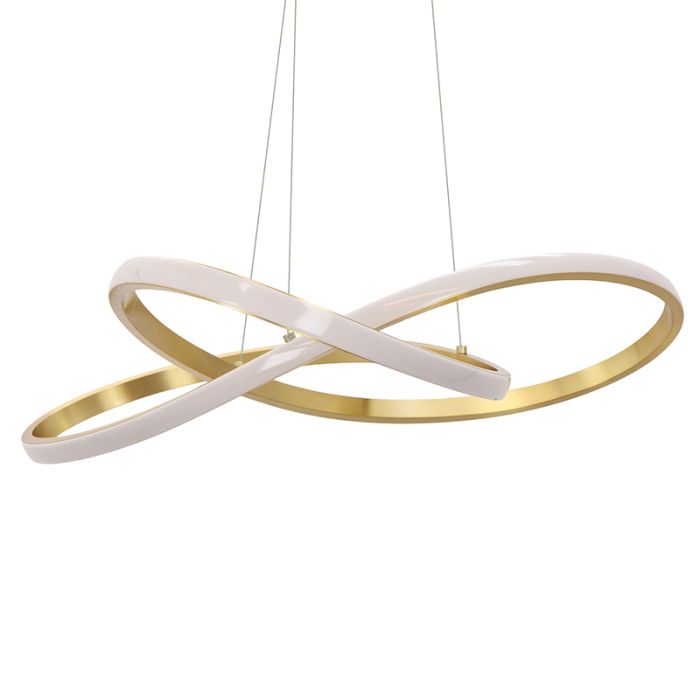 Design pendant light brass, Tanya