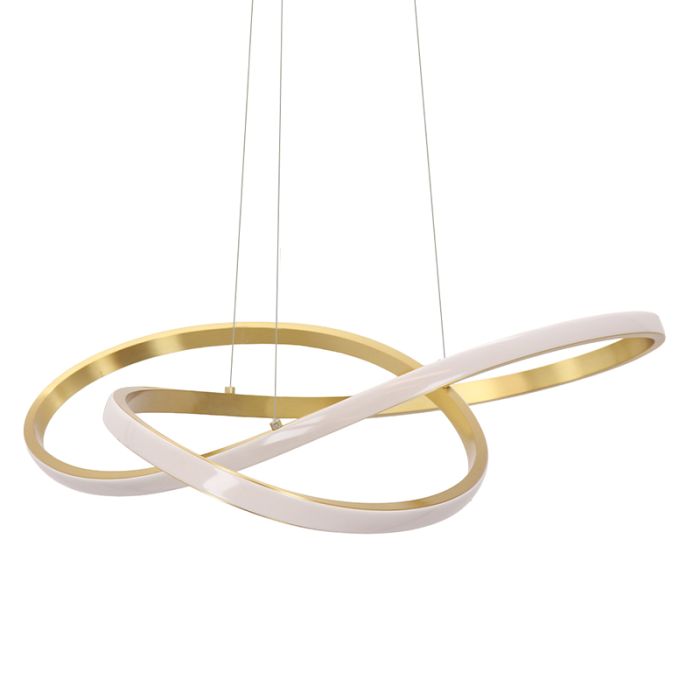 Design pendant light brass, Tanya