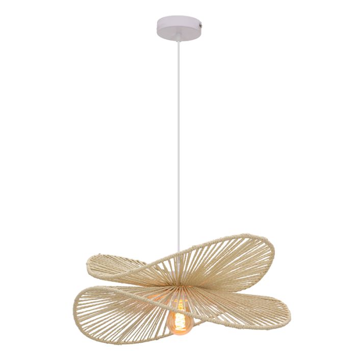 Paper pendant light beige, Rosalie