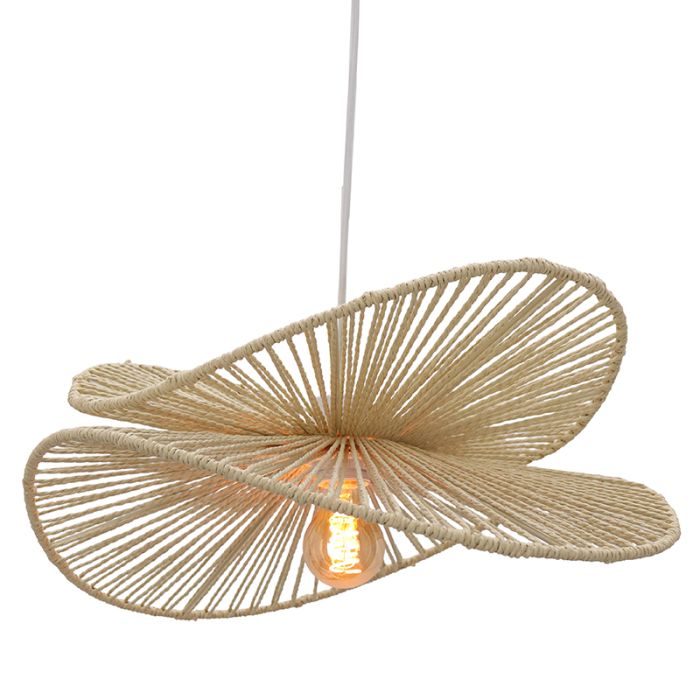 Paper pendant light beige, Rosalie