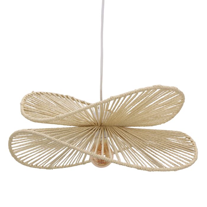 Paper pendant light beige, Rosalie