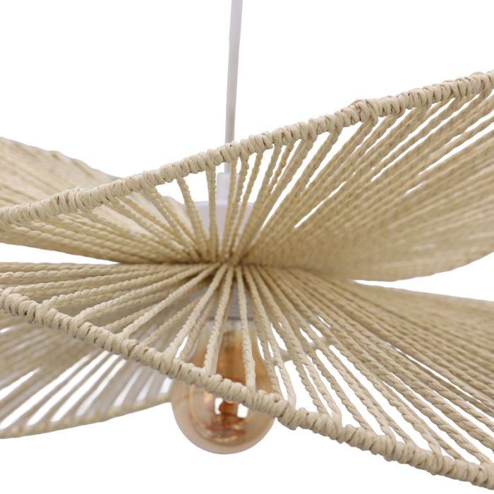 Paper pendant light beige, Rosalie