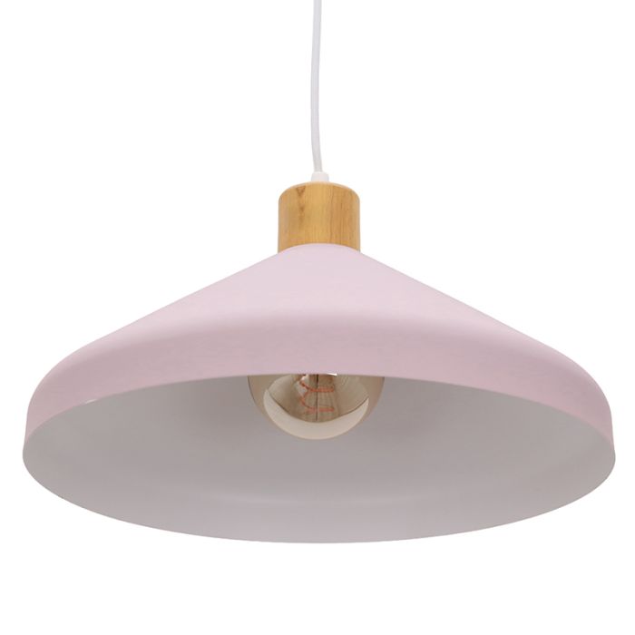 Rustic pendant light pink, Freddie