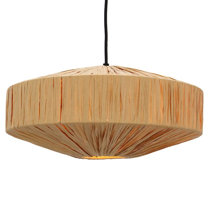 Paper pendant light brown, Daisy