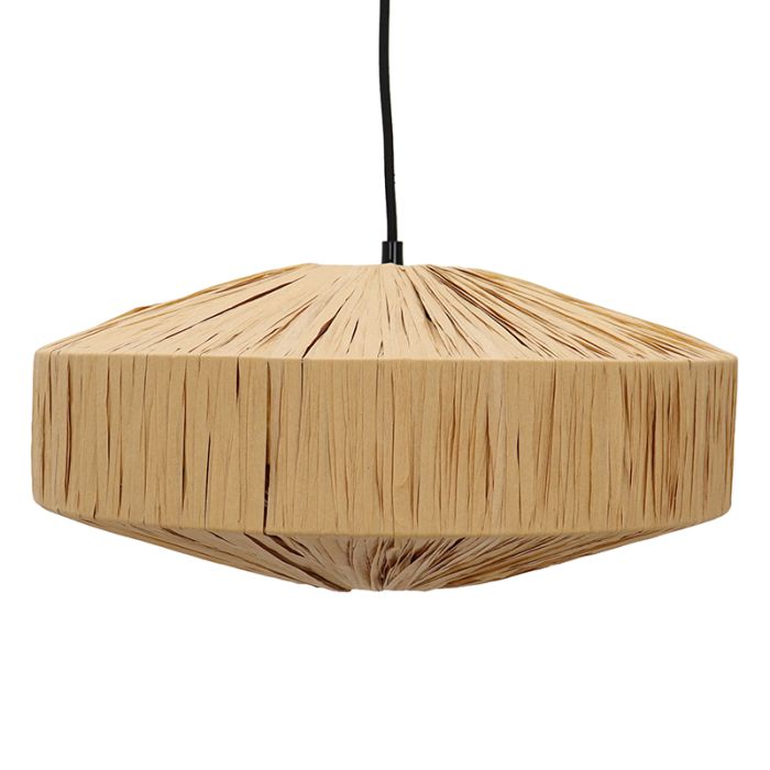 Paper pendant light brown, Daisy