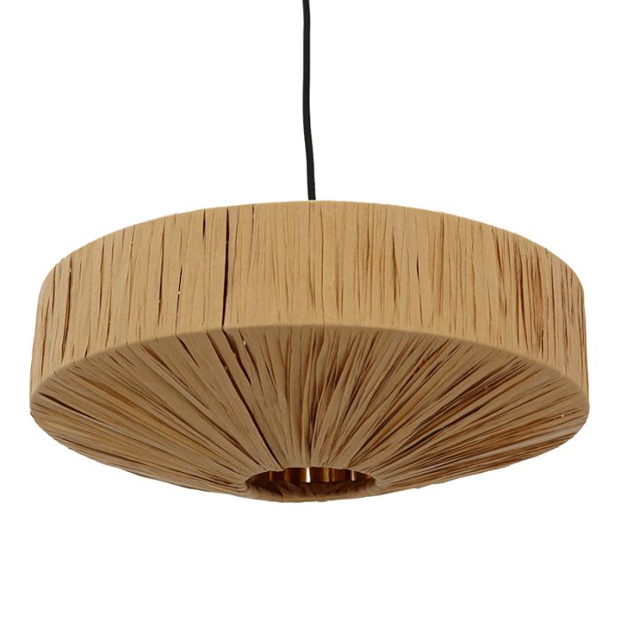 Paper pendant light brown, Daisy
