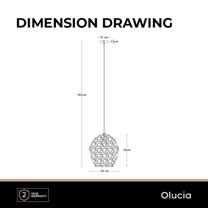 Design pendant light black, Sep