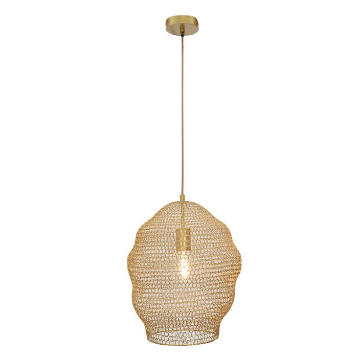 Design pendant light gold, Sep
