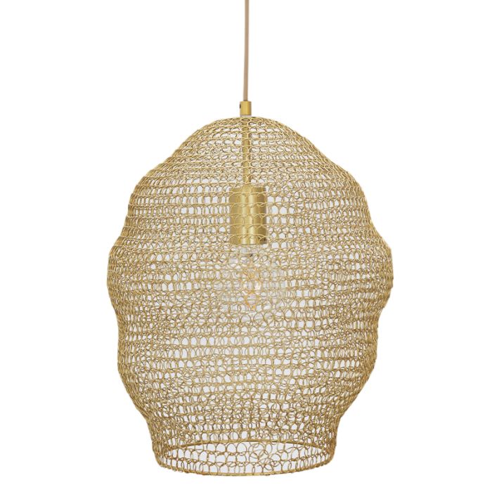 Design pendant light gold, Sep