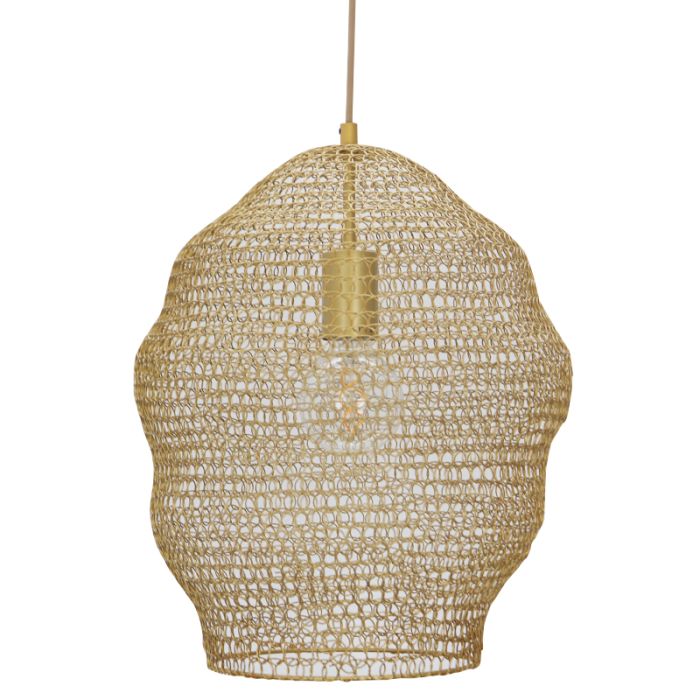 Design pendant light gold, Sep
