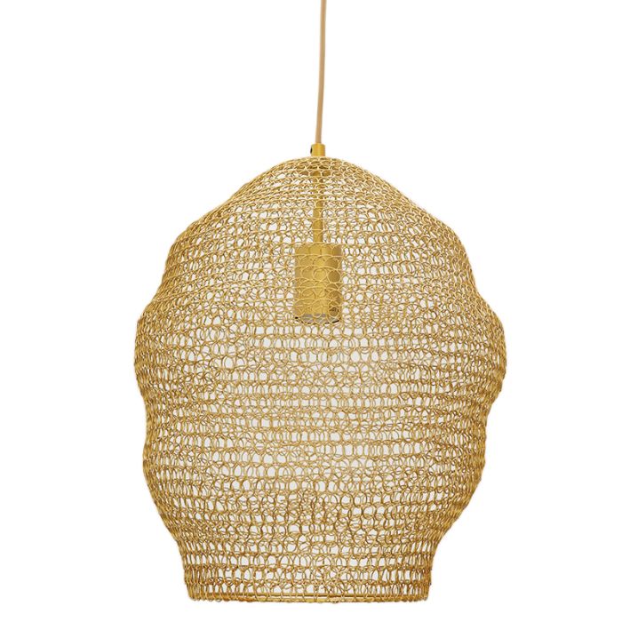 Design pendant light gold, Sep