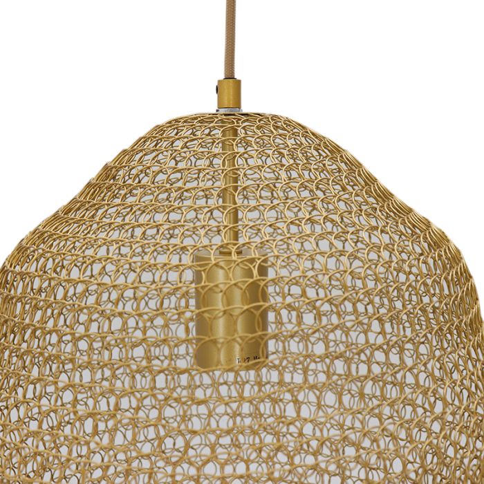 Design pendant light gold, Sep