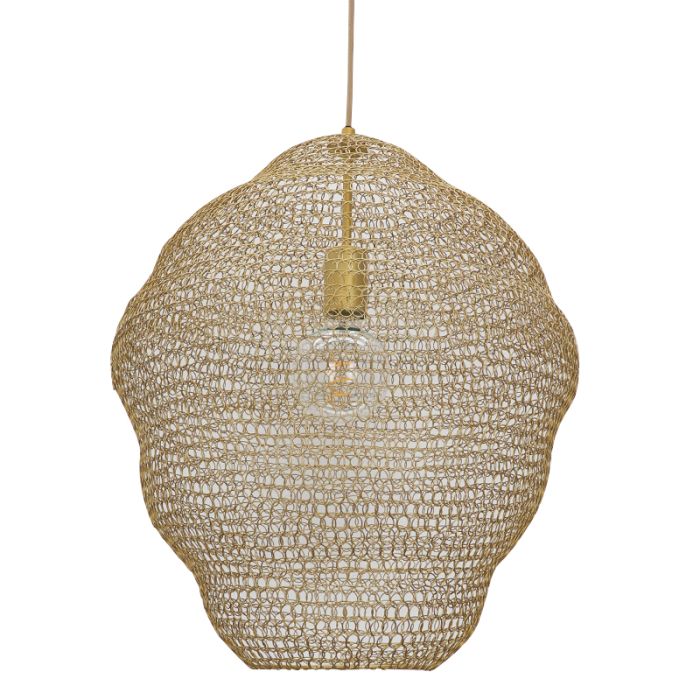 Design pendant light gold, Sep
