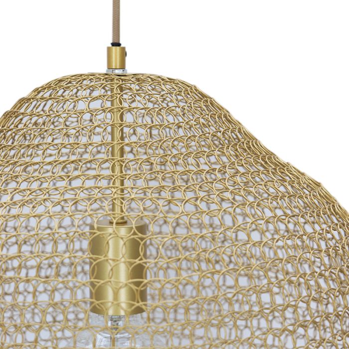 Design pendant light gold, Sep