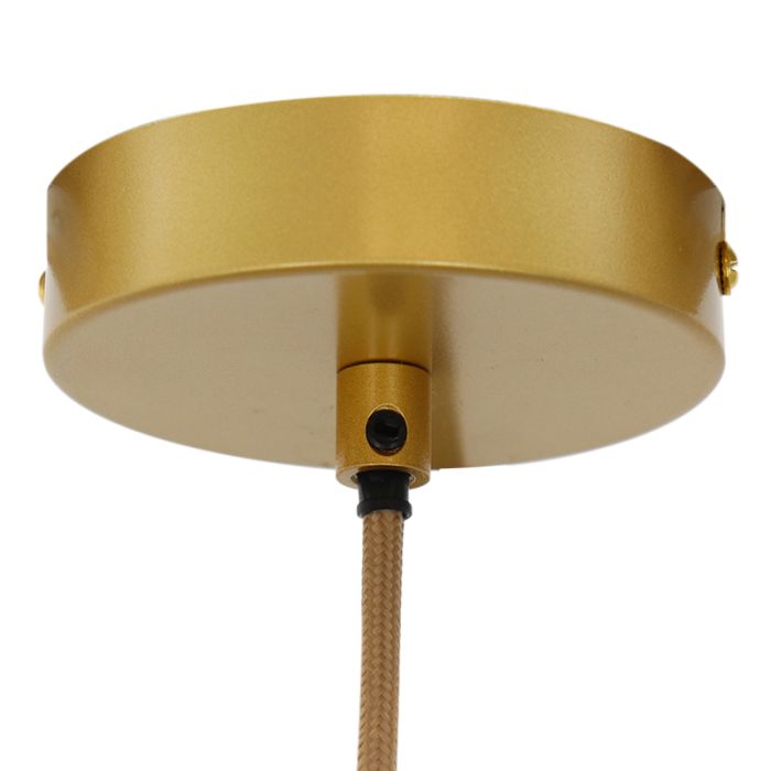 Design pendant light gold, Sep
