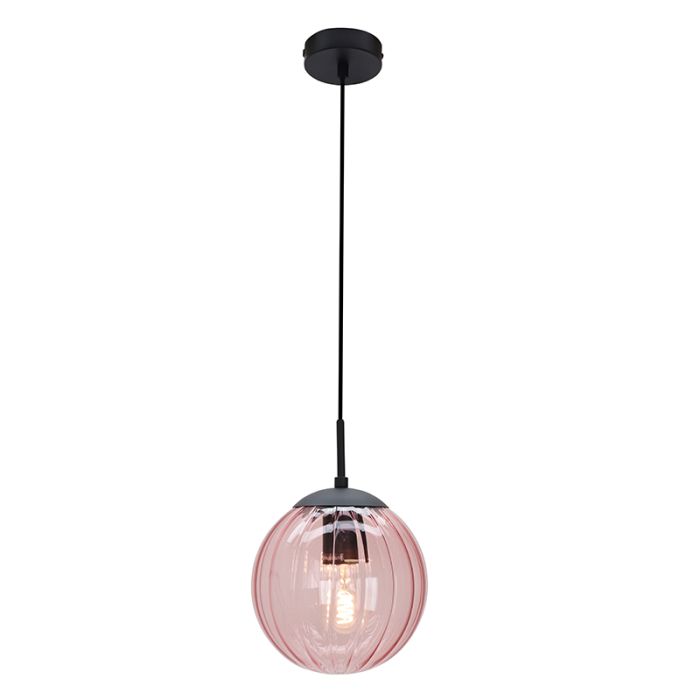 Retro pendant light pink, Rifka