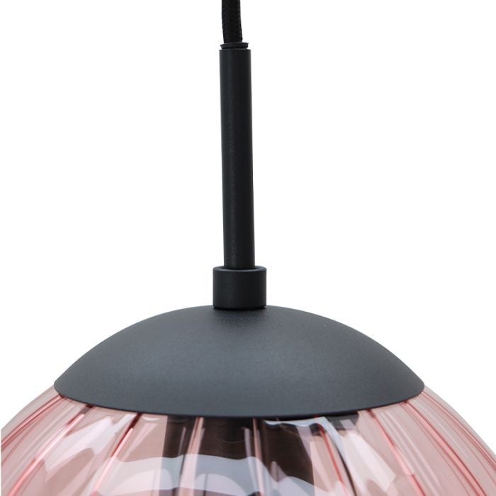 Retro pendant light pink, Rifka