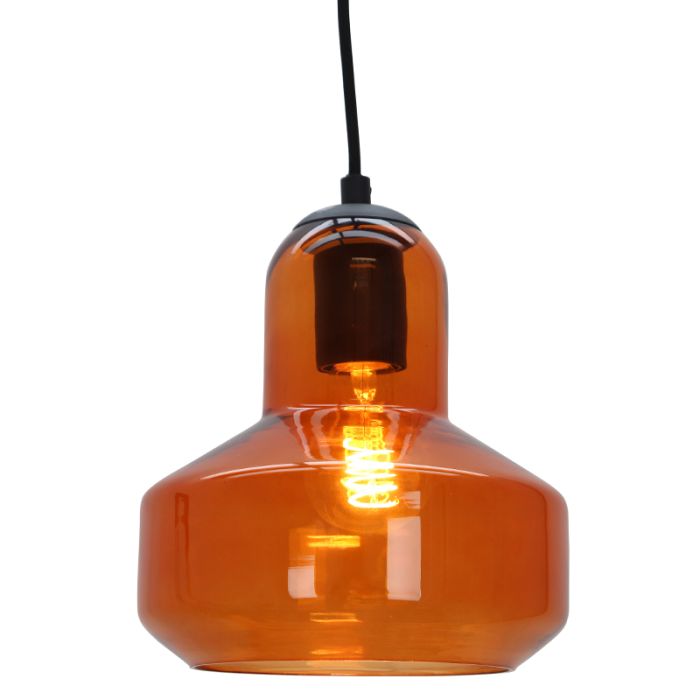 Design pendant light orange, Sabina