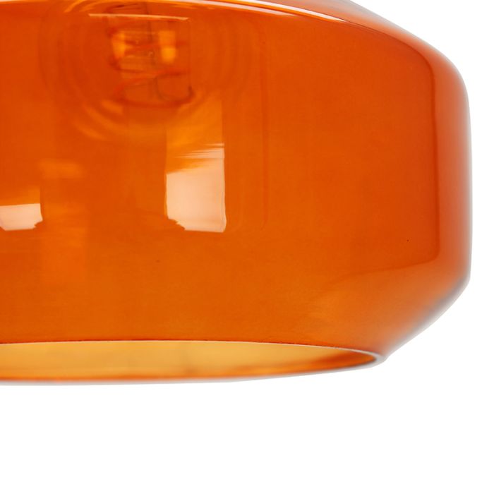 Design pendant light orange, Sabina