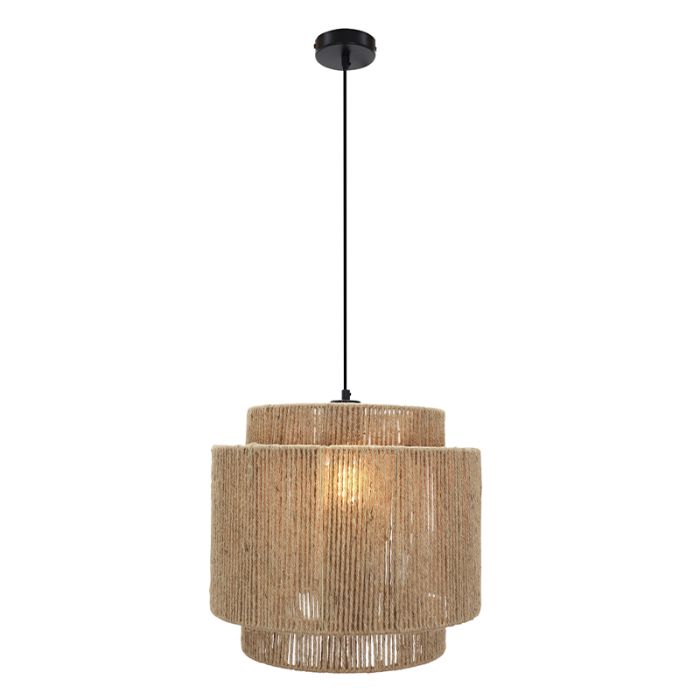 Rustic pendant light brown, Sanny
