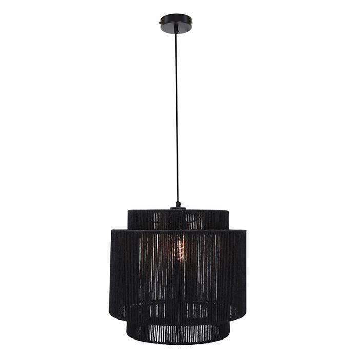Rustic pendant light black, Sanny