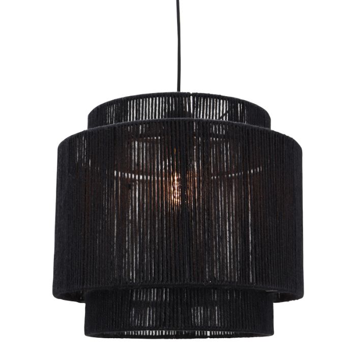 Rustic pendant light black, Sanny