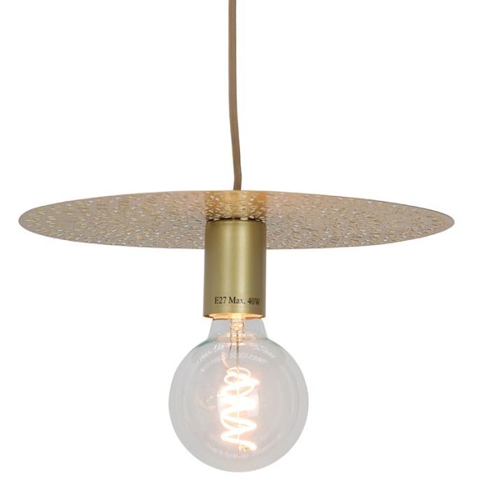 Design pendant light brass, Sienna