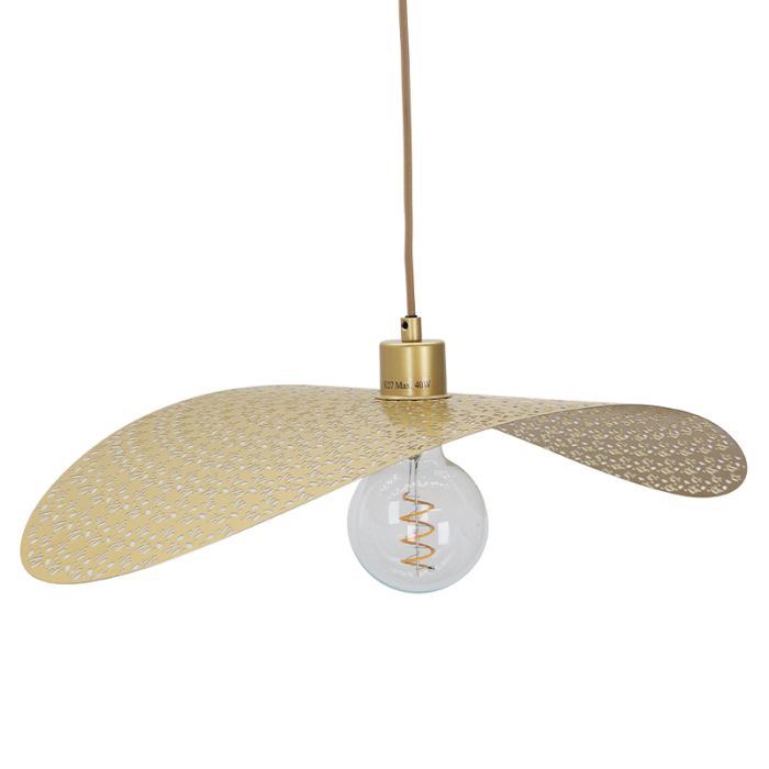 Design pendant light brass, Sienna